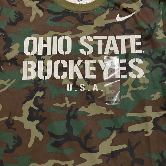 Nike Ohio St Buckeyes Camo Long Sleeve Tee - Picture 3 of 4